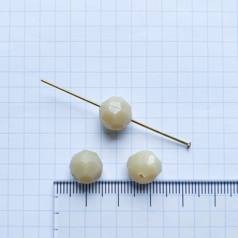 ジャパンヴィンテージ・ビーズパック（JVB407 ベージュ）【 16個