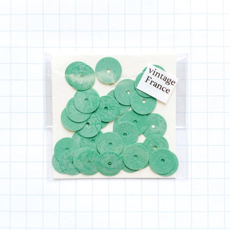 スパンコール　7mm（FSCA373 マットグリーン）【0.5g】