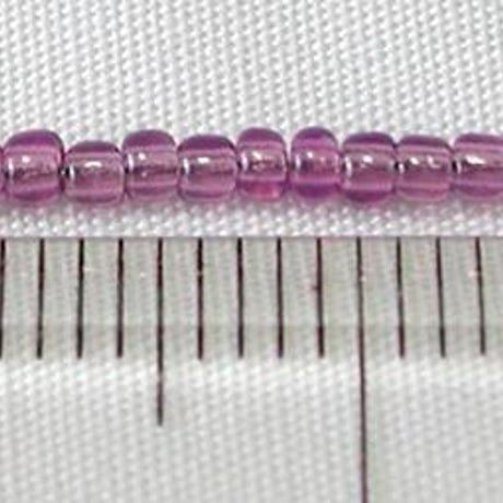 シードビーズ　（JFF029　パープル　size外径:約1.9mm　丸小)    【4g】