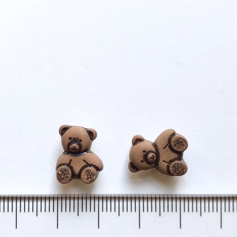 テディベア・ボタン (JB734317 ブラウン) | idola