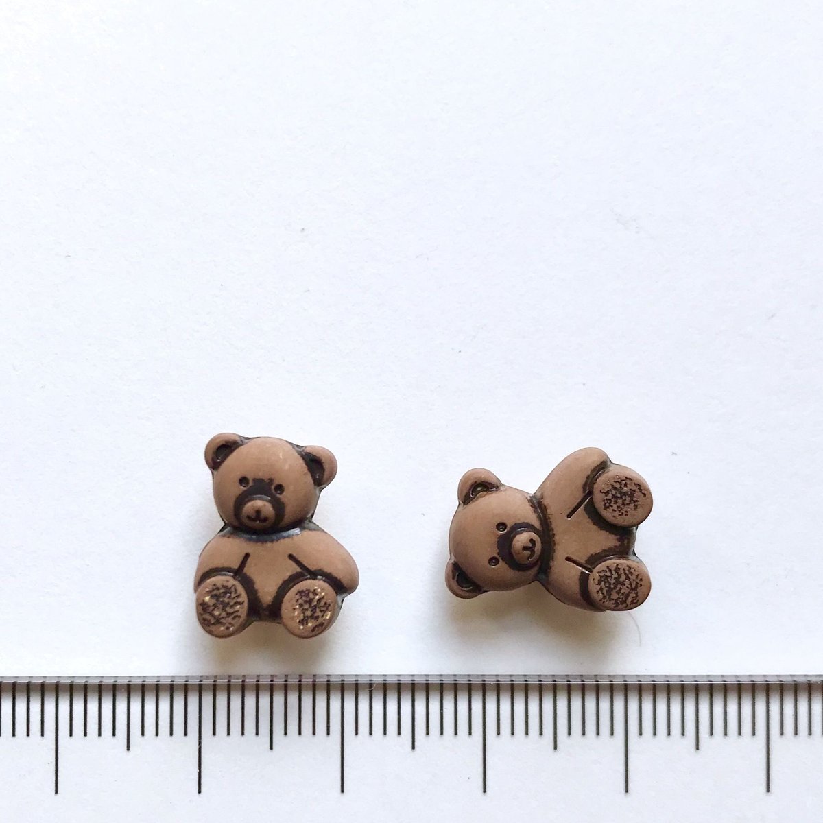 テディベア・ボタン (JB734317 ブラウン) | idola