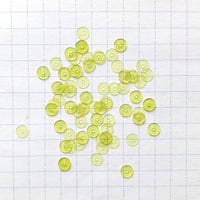 スパンコール ラウンド 4mm（FSCA338  クリアライムイエロー）【0.3g】