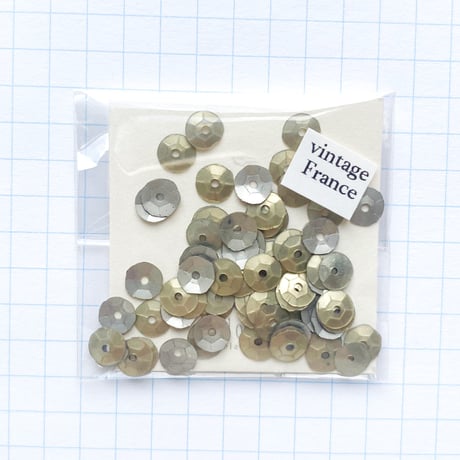 スパンコール ゼラチン製　5mm（coha274 シャンパンゴールド）【0.5g】