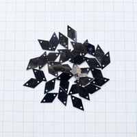 スパンコール・ダイヤ型　10mm×5mm（FSC308 ブラック）【0.4g】