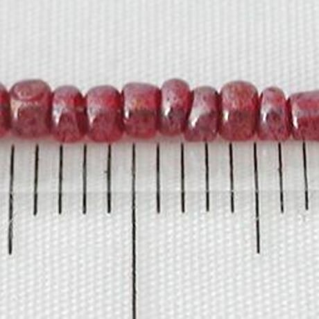 シードビーズ　（JFF216　レッド　size外径:約2.6mm)    【4g】
