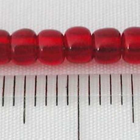 シードビーズ　（JFF214　レッド　size外径:約4.4mm)    【4g】