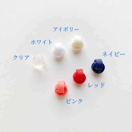 ラウンドノットビーズ　S  (FJ309)　【単色・4個セット】