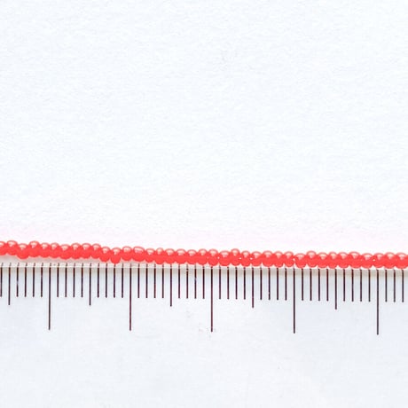 シードビーズ　（JFK032　オレンジ　size外径:約2.0mm)    【4g】