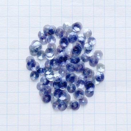 スパンコール ゼラチン製　4.0mm（FSCA388 オーロラグレー）【0.5g】