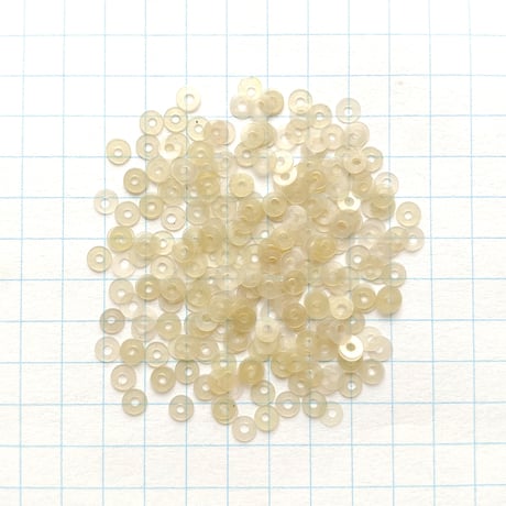 スパンコール ゼラチン製　3mm（coha298 ホワイト）【0.5g】