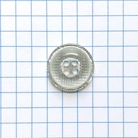 サンドウィッチボタン　（Φ15mm　シルバー）