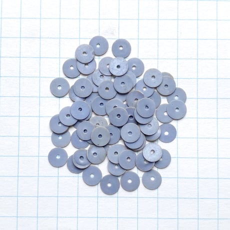 スパンコール ゼラチン製　5mm（coha63 ブルーグレー）【0.5g】