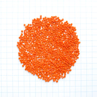 シードビーズ　（JFK050　オレンジ　size外径:約1.4mm)    【4g】