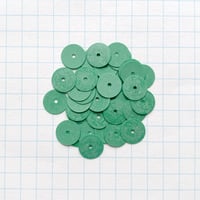 スパンコール　7mm（FSCA373 マットグリーン）【0.5g】