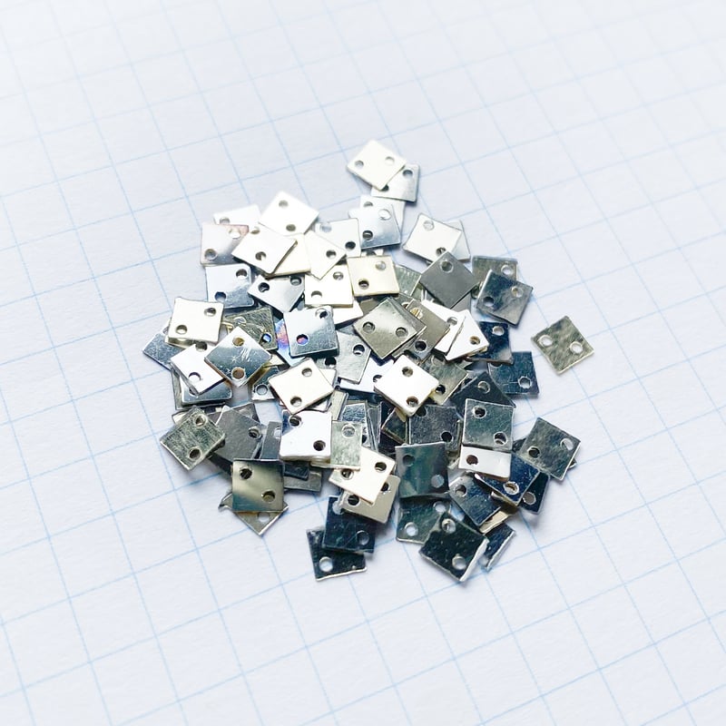 スパンコール ゼラチン製 4mm×4mm（coha145 メタルカラー）【0.5