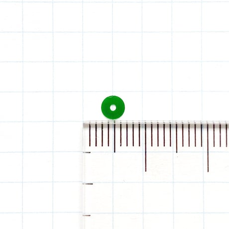 スパンコール　3.5mm（coha213 グリーン）【0.5g】