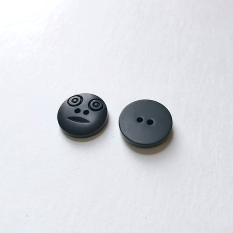 スマイルボタン 　(Sサイズ  マットブラック)