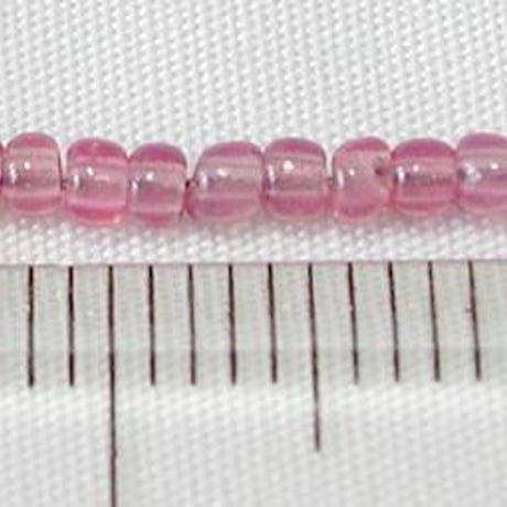 シードビーズ　（JFF147　ピンク　size外径:約2.1mm　丸小)    【4g】