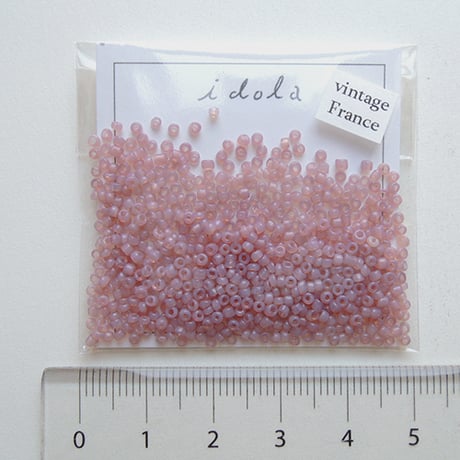 シードビーズ　（JFF152　ピンク　size外径:約1.7mm)    【4g】