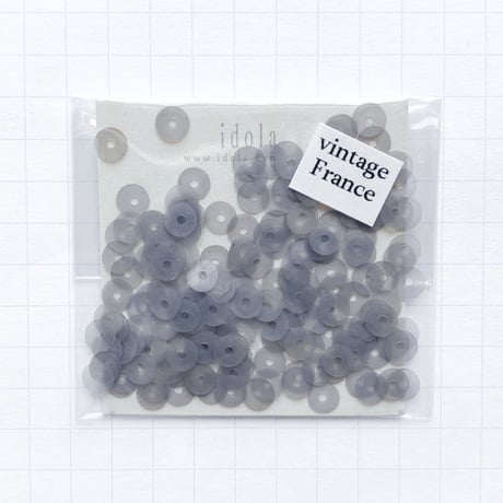 スパンコール ゼラチン製　4mm（coha109 グレー）【0.5g】