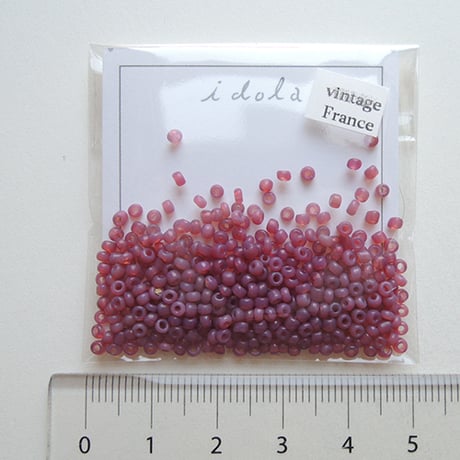 シードビーズ　（JFF159　ピンク　size外径:約2.1mm)    【4g】