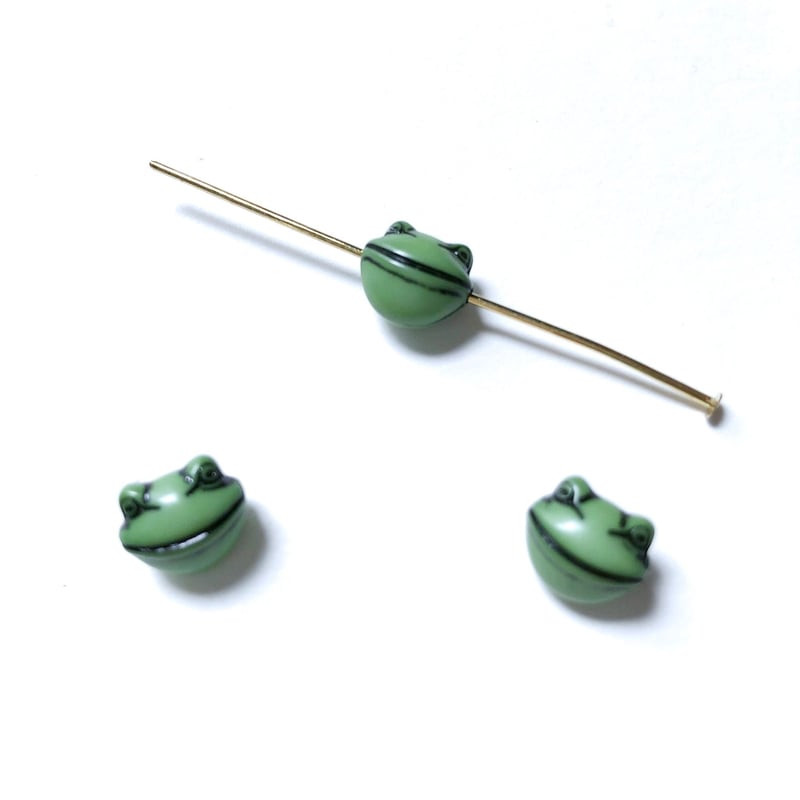 カエルビーズ（FF002 グリーン） | idola