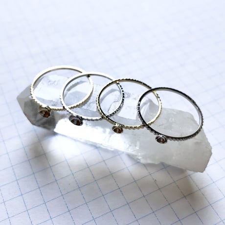 貼り付けリングパーツ・カップ型 S（Φ3mm×1mm　シルバー)  【2個セット】