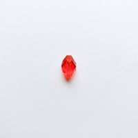 ヴィンテージフランス ナツメビーズ　(オレンジ)　【4個セット】