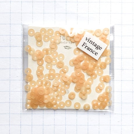 スパンコール ラウンド 3mm（FSCA329 ピーチ）【0.3g】