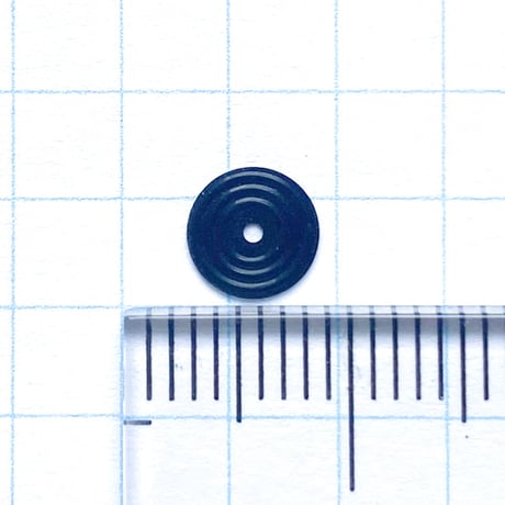 スパンコール ゼラチン製　6mm（coha276 ブラック）【0.4g】