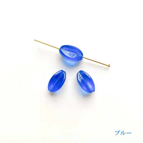 ナツメビーズ (FJ276 プラスティック製)　【単色・2個セット】