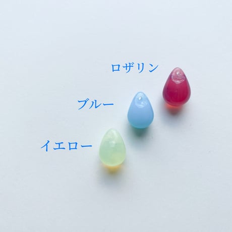 ドロップビーズ（FJ18　オパールカラー）【単色・2個セット】