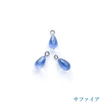 カン付きドロップビーズ（FJ089　クールカラー）