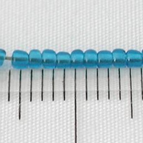 シードビーズ　（JFF020　ブルー　size外径:約1.7mm　丸小)    【4g】