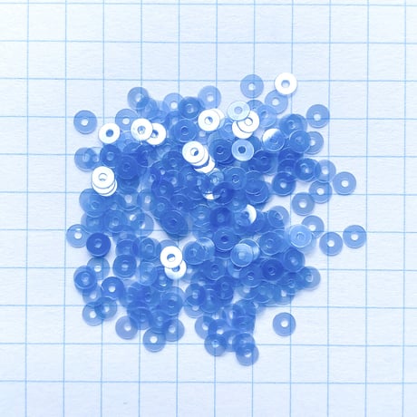 スパンコール 　3mm（LI 31　レトロクリアブルー）【0.5g】