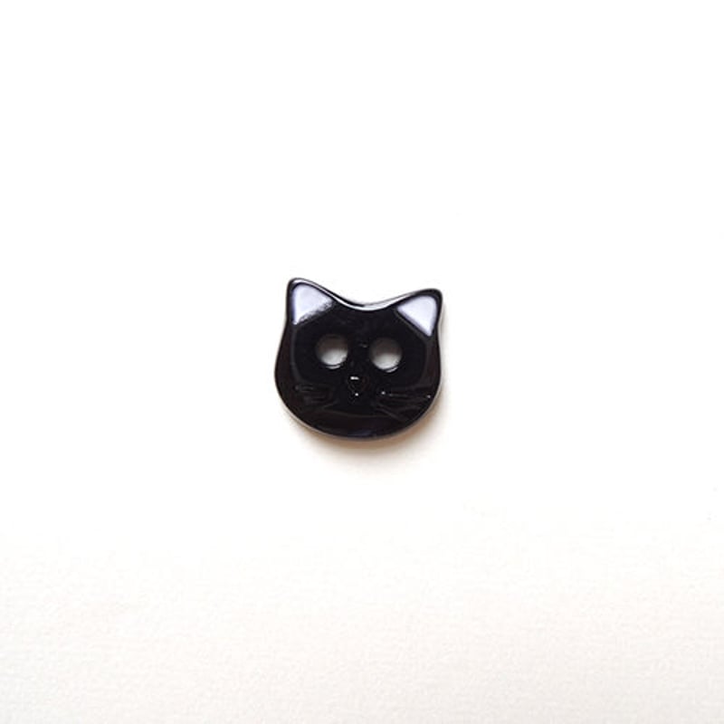 50's USA製 BLACK 猫目ボタン 50's USA製 BLACK 猫目ボタン