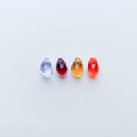 ドロップビーズ（FJ004　ウォームカラー）【単色・5個セット】