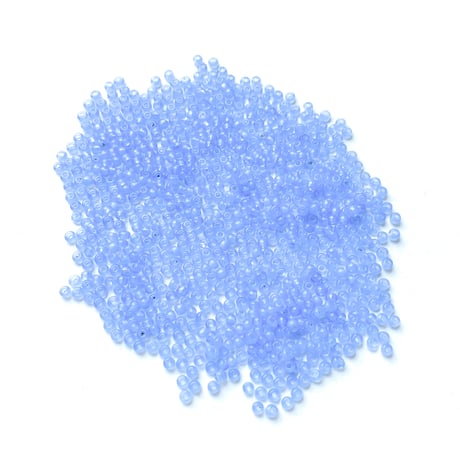 シードビーズ　（JFK038　ブルー　size外径:約1.8mm)    【4g】