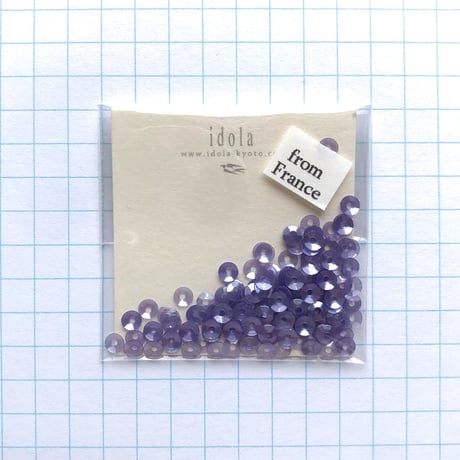 スパンコール　ラウンド（FFS282 パープル 3mm/0.3g）