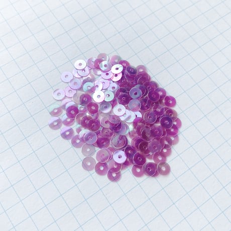 スパンコール 　4mm（coha218　クリアパープル）【0.5g】