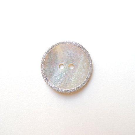 ラメ縁取り シェルボタン (JB109463 23mm)