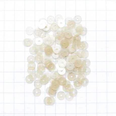 スパンコール ゼラチン製　4mm（coha300 ホワイト）【0.5g】