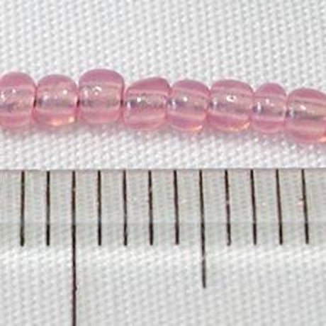 シードビーズ　（JFF144 　ピンク　size外径:約2.2mm　丸小)    【4g】
