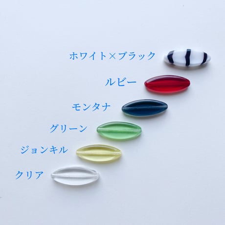 マーキスフラットビーズ　(FJ60)   【単色・2個セット】