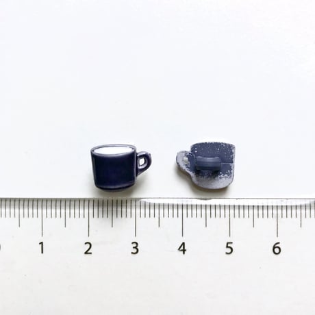 コーヒーカップボタン (JB767252　ネイビー )