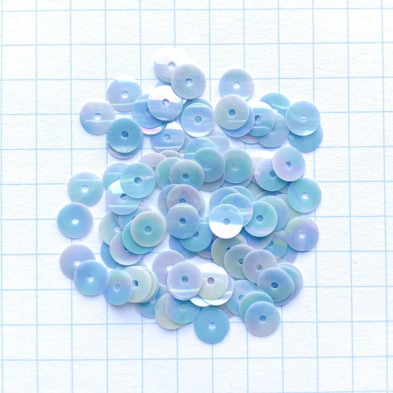 スパンコール 5mm（LI 29 オーロラブルー）【0.5g】 | idola