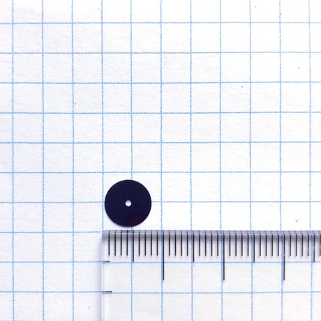 スパンコール ラウンド ゼラチン製 8mm（FSC565　メタリックパープル）【0.5g】