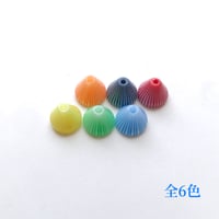 ストライプコーンビーズ（円錐型・約Φ10mm×7mm)