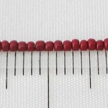 シードビーズ　（JFF037　レッド　size外径:約1.5mm　特小)    【4g】