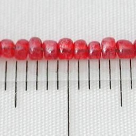 シードビーズ　（JFK015　レッド　size外径:約1.9mm)    【4g】